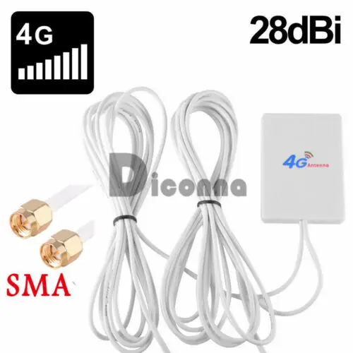 Усилитель сигнала широкополосной связи 3G 4G LTE внешняя антенна с усилением 28dBi и