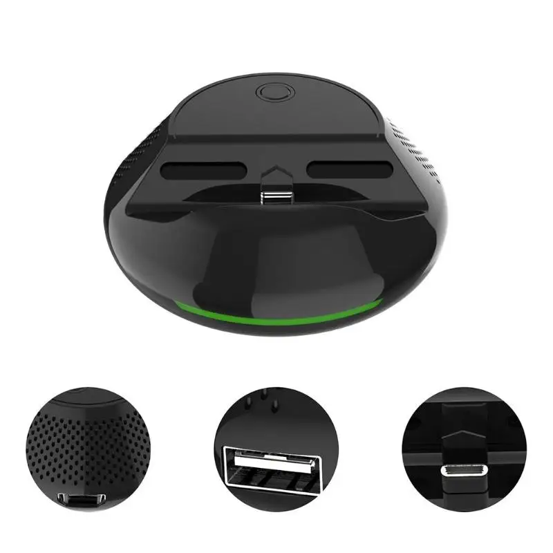 Billige ALLOYSEED Tragbare Dock Station Für Nintend Schalter USB 3,0 2,0 Typ C HDMI TV Adapter Lade Docking Halter Basis Stehen ladegerät