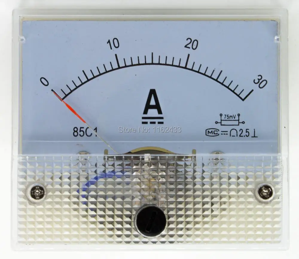 85C1 Ammeter Dc Analog Current Meter Panel Mechanical Pointer Type 50UA 100UA 200UA 300UA 400UA 500UA - 1420
