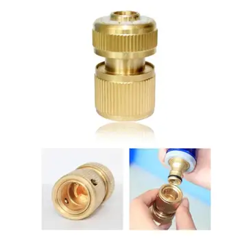

Copper 4 Points Hose Tap Connector Garden Water Pipe Quick Connectors High Pressure Water Gun Joints Pipe Fittings
