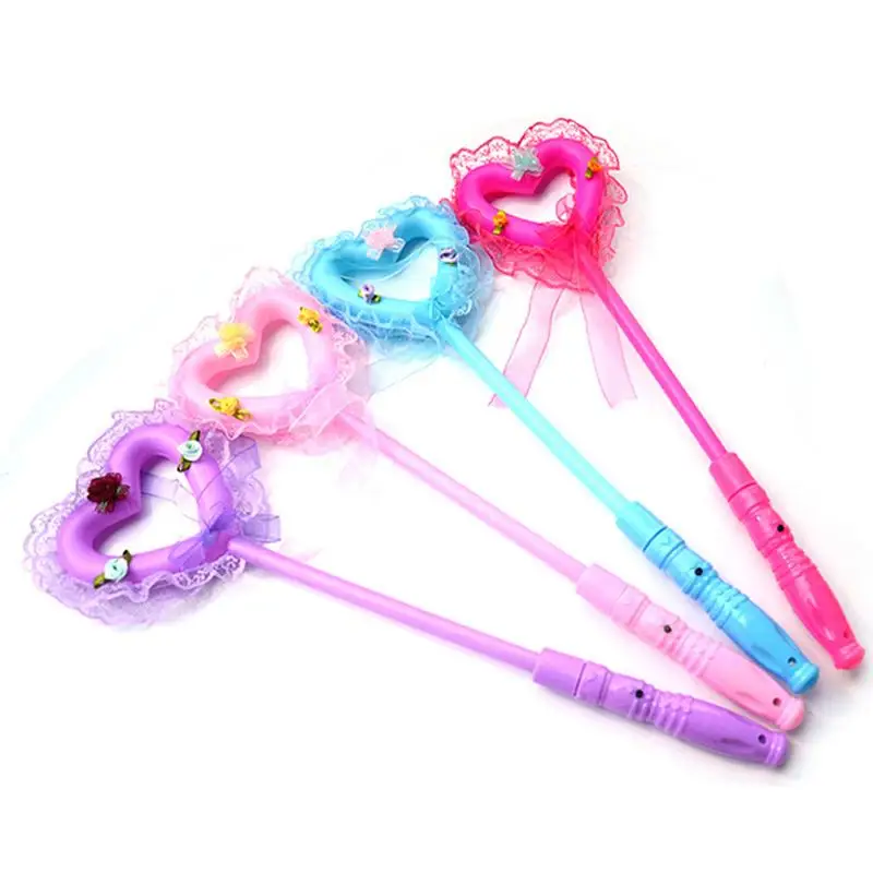 

Luminous Magic Stick - Fairy Wand Toys Love Heart Princess Lollipop Flash Stick Child Gift Luminous Toy