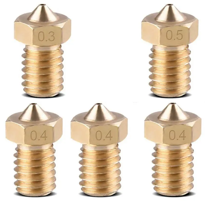Цельнометаллический j головка V6 Hotend комплект с 5 шт. экструдер печатающая и сопло