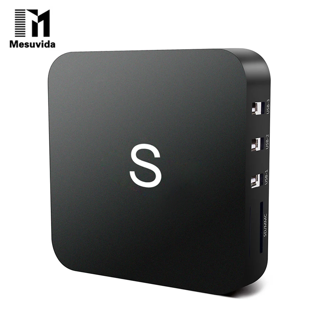 Mesuvida модель S ТВ коробка Android 8 1 RK3229 2 Гб DDR3 16 памяти на носителе eMMC H.265 HDMI Декодер