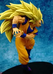 Dragon Ball Сон Гоку Супер Saiyan 3 мультфильм рисунок Япония аниме модель прекрасный Фигурки Коллекционная модель дети ToysT304