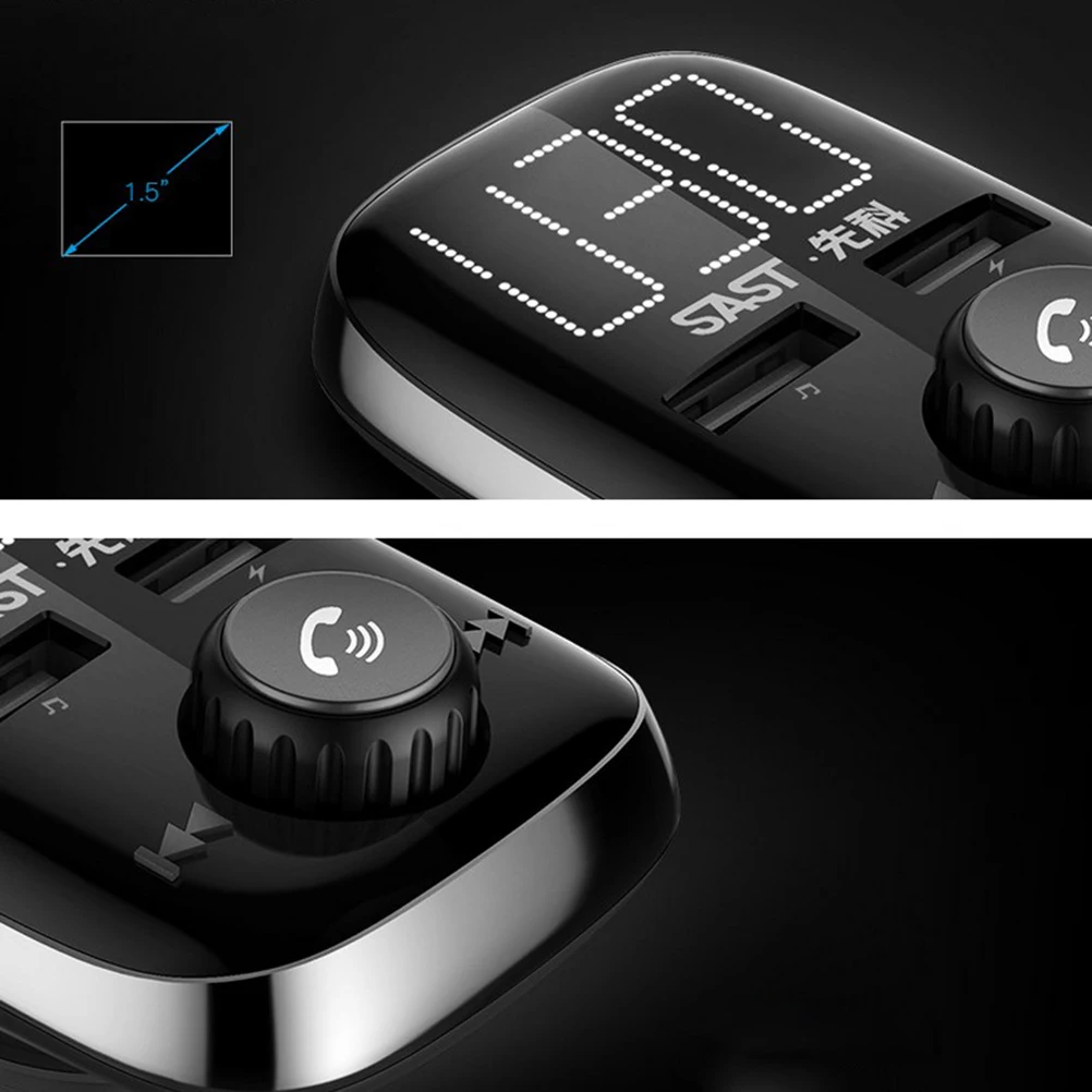 Беспроводной Bluetooth Автомобильный MP3 плеер fm передатчик радио с 2 usb портами
