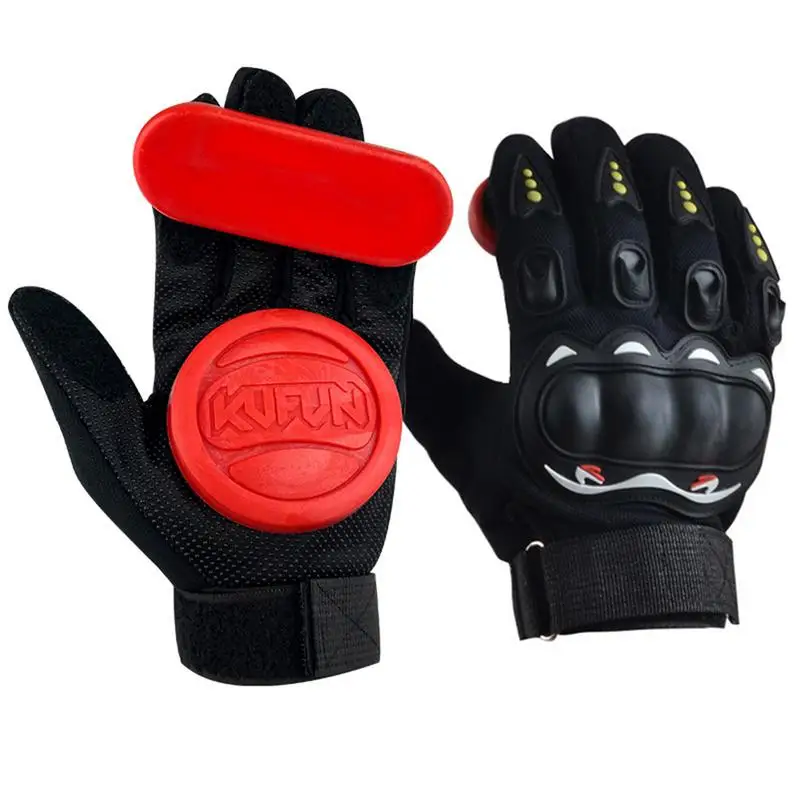 

Gloves Skateboard Longboard Slide Breathable Protecive Pads Speed Reduction And Braking Slider Dowhill Protection Gloves Gear