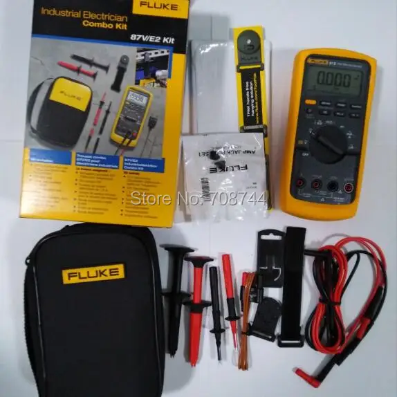 Оригинальный промышленный мультиметр Fluke 87V F87V/C неразрывно безопасный True RMS