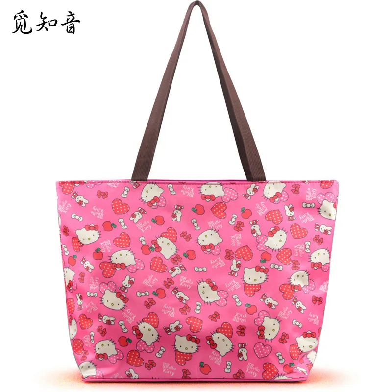

New Fashion Big Valume Cute Kt Kitty Cat Shopping Bag Handbag Travel Bag Mommy Bag Tote Gift