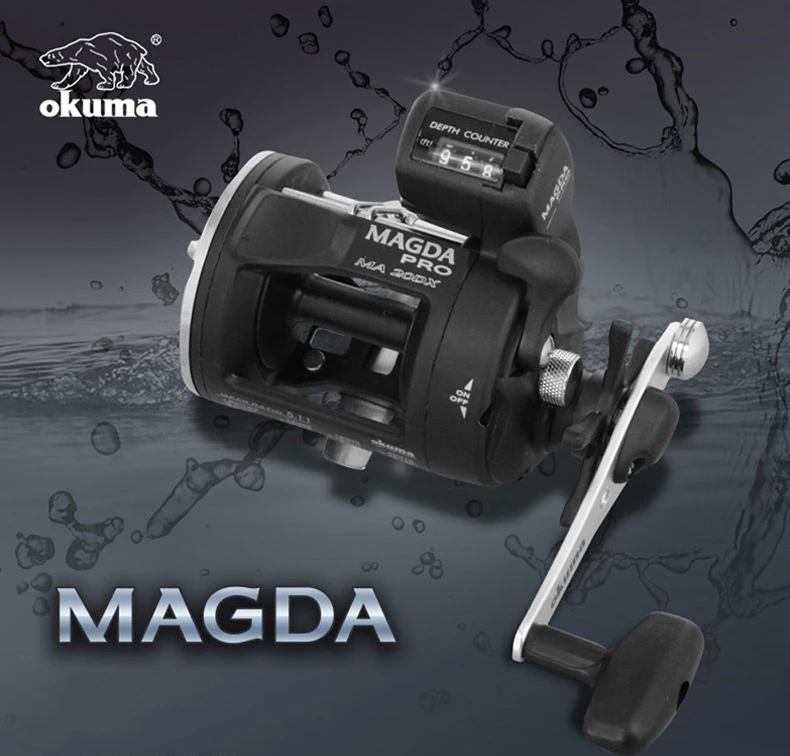 Okuma MA15-45DX барабан катушка Прочная высокая прочность 2BB baitcasing катушка быстрая скорость линия намотки провода катушки рыболовное колесо