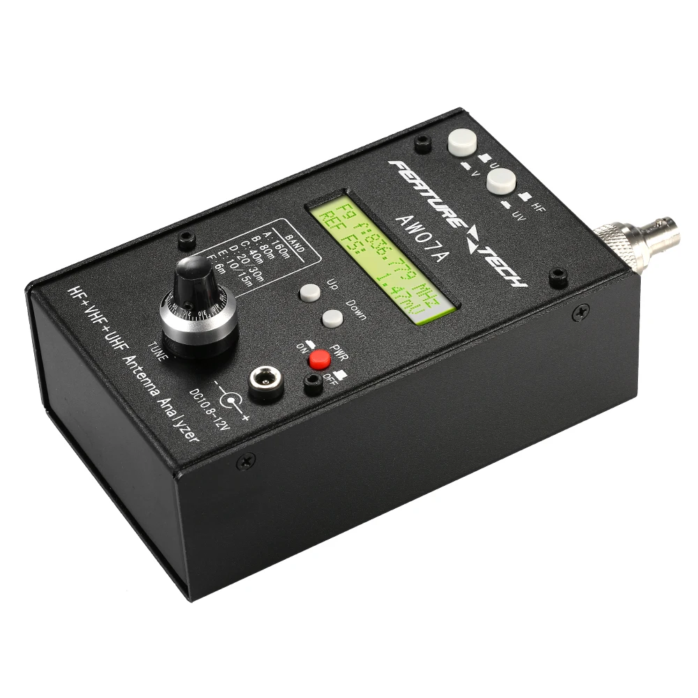 AW07A HF/VHF/UHF 160M импеданс SWR антенна анализатор Измеритель для любительского радио