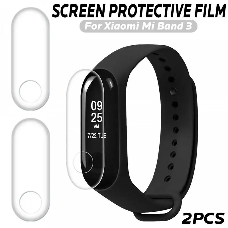 

Screen Protective Tempered Film Scratch Resistance Waterproof Full Cover Screen Shockproof Screen Protector For Xiaomi Bracelet