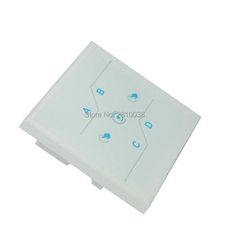 2 pcs/lot AC 90-260 V DALI touch scene panel 8 channels output scene touch switch 5V signal smart scene switch for smart home