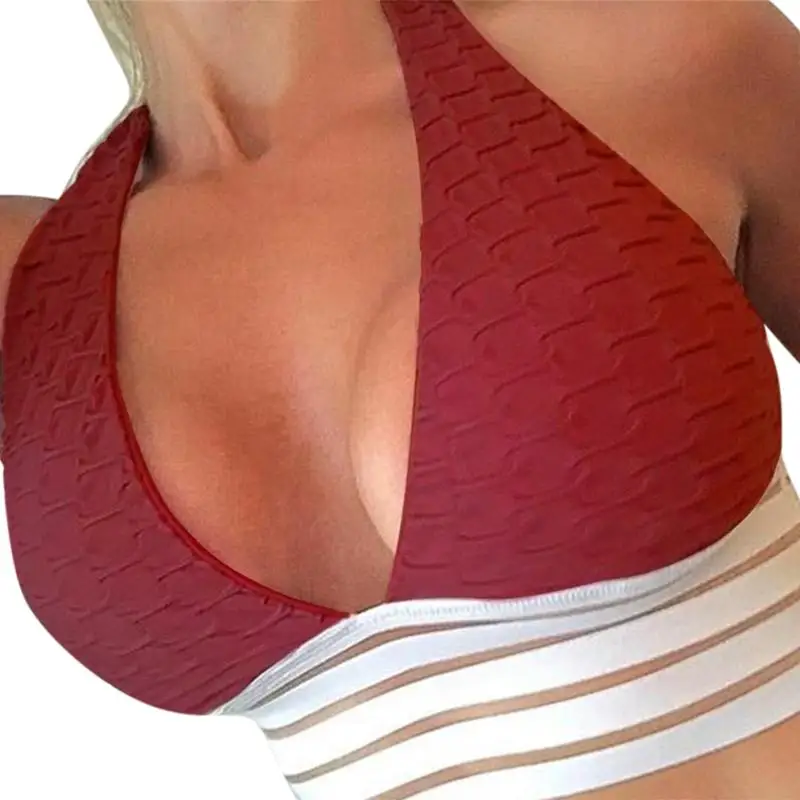 

Women's Fitness Yoga Sports Bra Filled Wire Free Shockproof Underwear Push Up Seamless Fitness Top Bra Suitable For Running Gym