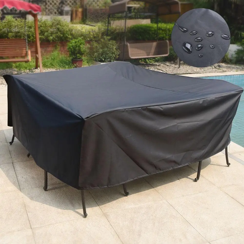 

Folding Table Garden Patio Furniture Cover Waterproof for Outdoor Table Chairs Protection Portable Dust-proof Waterproof Cover