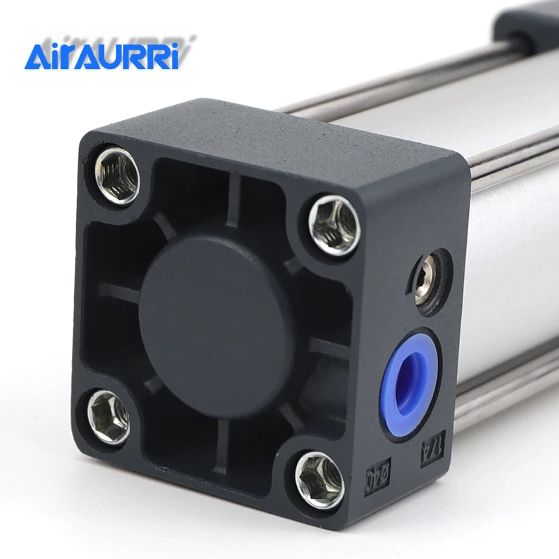 Cena Standardowe cylindry pneumatyczne 32 40 63mm otwór dwustronnego działania siłownik pneumatyczny SC 50 75 100 125 150 175 200 250 300mm skoku