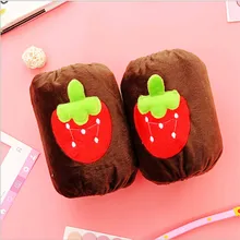 Милая одежда унисекс для маленьких детей с принтом фруктов и длинными рукавами, из полиэстера, с защитой рукавов, с противообрастающими рукавами, одна пара