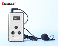 60 receivers YARMEE YT200 wireless tour guide system for long distance tour guiding radio guide system audio museum tour guide wireless conference simultaneous translation tour guide system simultaneous translation headphones explain the device