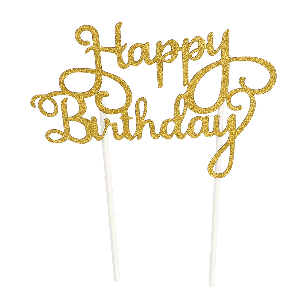 Double Stick Baking Decoration Cake Flags - Happy Birthday Cake Tools Gadgets for Family Birthday Party - Cooking Supplies image 5