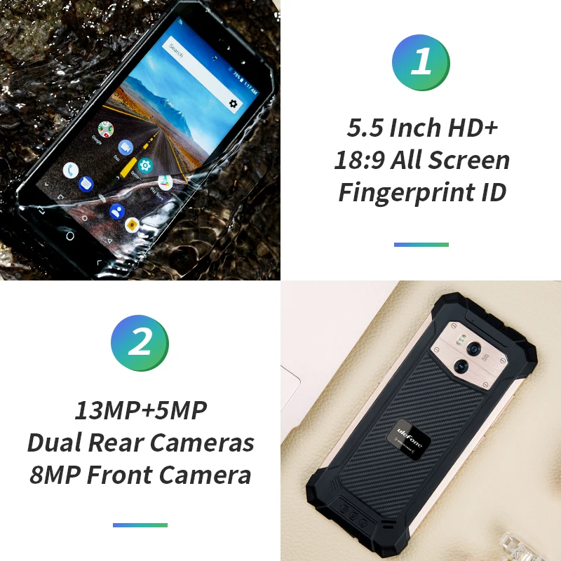 Ulefone Armor X2 IP68 Waterproof shockproof Smartphone 5.5\