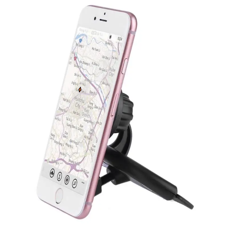 

Universal 360 Degree Rotation Tablet Auto Car Phone Holder PC Bracket Round Magnetic Support Stand for Navigator Mobiles New