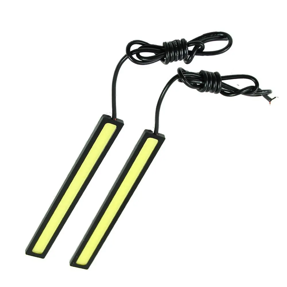

2pcs LED COB Car Auto Driving Daytime Running Lamp Fog Light White Length 17cm