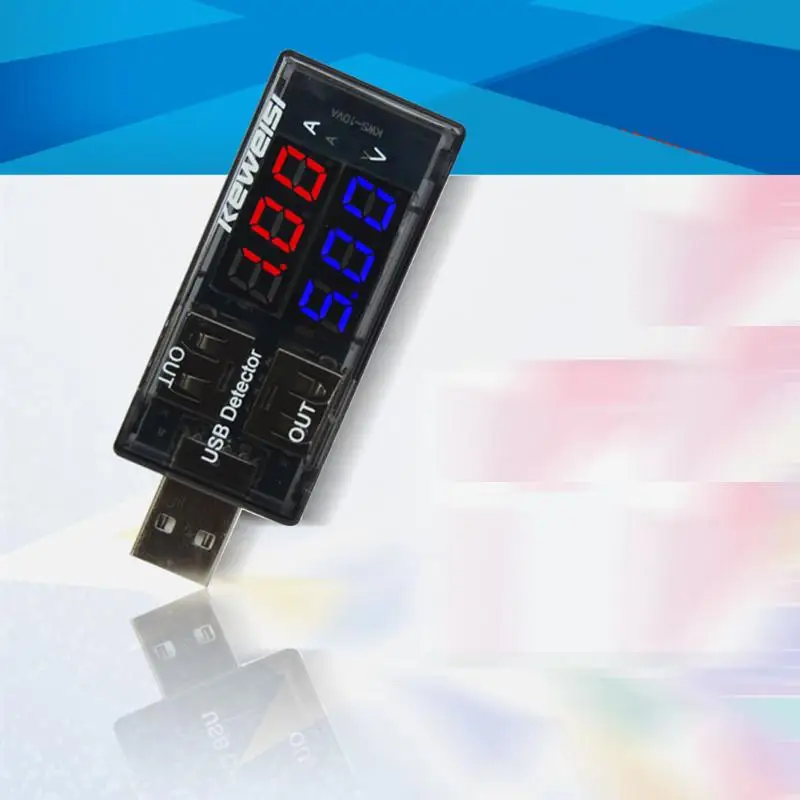 Высокое качество USB измеритель напряжения тока амперметр детектор двойной ряд