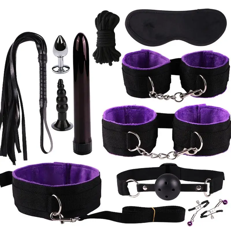 Новый плюшевый набор для женщин Coitus SM 11 шт. сексуальная игрушка женский костюм