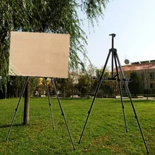 Регулируемый штатив складной мольберт дисплей художественного художника эскиз живопись выставка серебристый черный с нейлоновой сумкой алюминиевый сплав