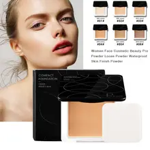 Женская косметика для лица, профессиональная пудра, рассыпчатая пудра, водонепроницаемая пудра для кожи