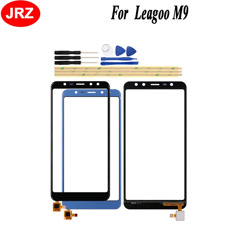 JRZ 5.5 Inch Touch Glass Front Screen For Leagoo M9 Digitizer Panel Free +Tools Adhesive | Мобильные телефоны и