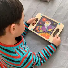 Детские напольные игры ручной 3D баланс мяч игры детские деревянные игрушки настольная игра баланс Лабиринт на ладони игры Пазлы