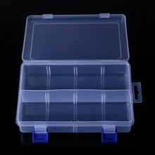 20 см* 13 см* 5 см пластиковая рыболовная приманка коробка 8 отделений водостойкий Чехол для хранения Pesca рыболовные снасти