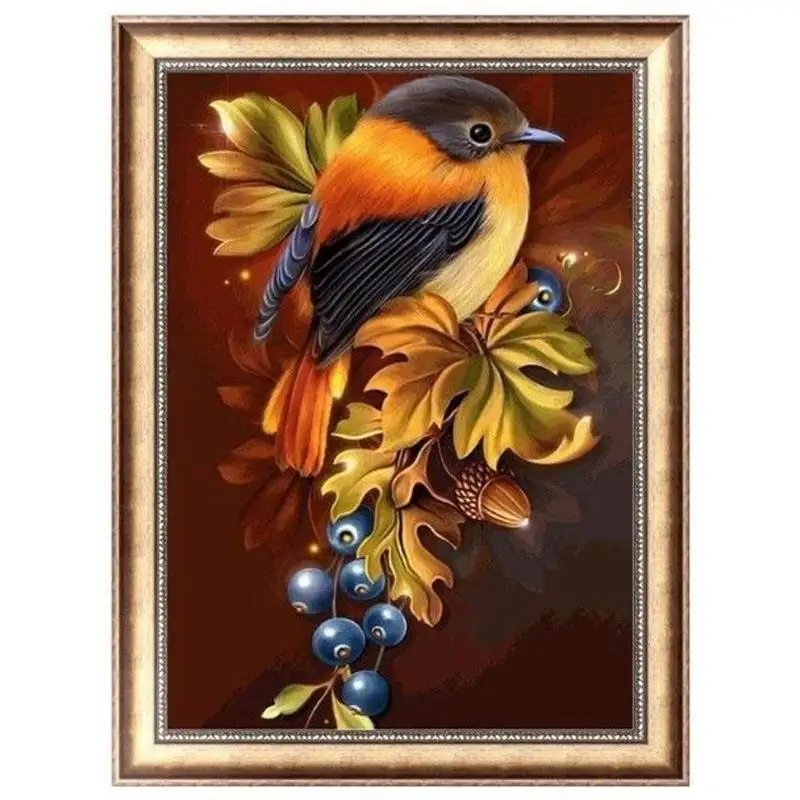 Cute Bird Diy 5D Diamond Painting Embroidery Animal Cross Stitch Kit Home Decor | Дом и сад