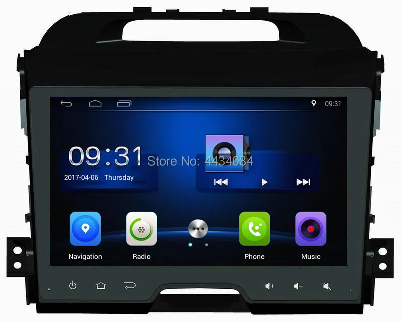 

Ouchuangbo auto radio bluetooth stereo gps for Kia Sportage 2010-2012 support USB wifi touch screen android 8.1 OS 4 core