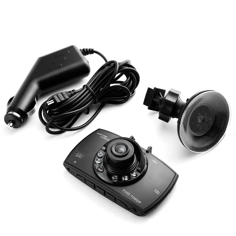 2 4 дюймов HD 1080 p * 720 тире Cam ночного видения широкий угол автомобиля dvr ЖК камера G