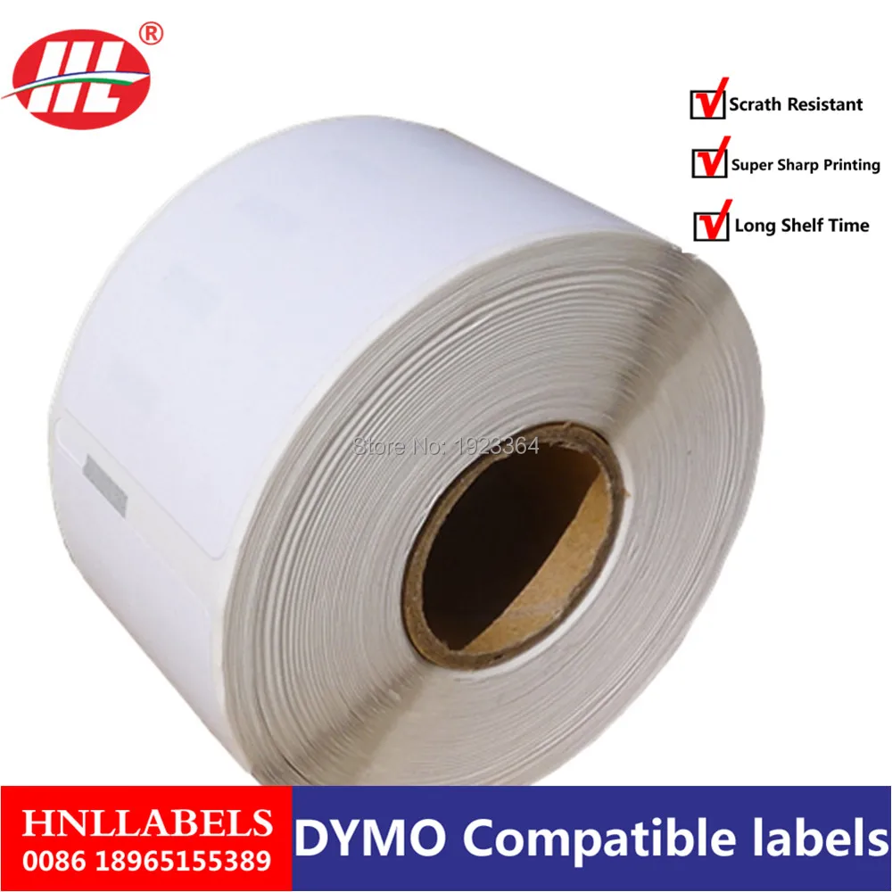 10x COMPATIBLE DYMO 99012 ADDRESS LABEL ROLLS FOR LABELWRITER PRINTERS 36MMx89MM 