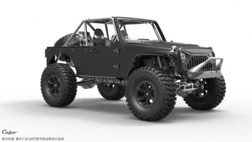 Капо 1/8 RC гоночный JKMAX металлический Рок Гусеничный автомобильный комплект