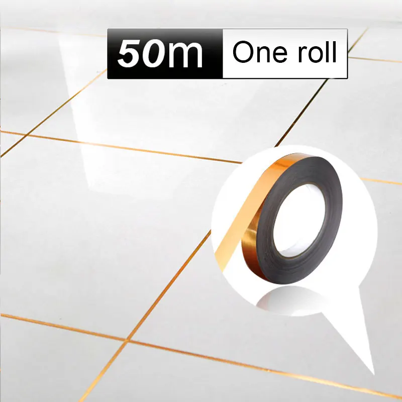 

Bedroom Waterproof And Mildew Seam Decorative Stickers Gap Wedding Decoration Room Floor Wall Stickers Self-Adhesive