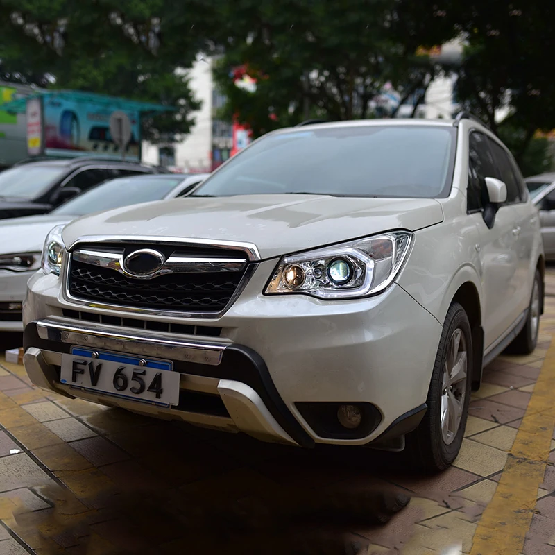 Головной светильник в сборе для Subaru Forester 2013 светодиодный светильник дневного света ксеноновый галогенный сигнал поворота ближнего света