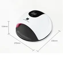 80 Вт светодиодный ручной косметический светильник для ногтевой фототерапии с высокой мощностью, светодиодный светильник для быстрой сушки ногтей, Индукционная лампа