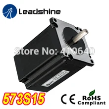 Free Shipping GENUINE Leadshine 573S15 3 Phase Hybrid Stepper Motor with 1.3 N.m 5.8 A length 76 mm shaft 8 mm цена Free Shipping GENUINE Leadshine 573S15 3 Phase Hybrid Stepper Motor with 1.3 N.m 5.8 A length 76 mm shaft 8 mm цены онлайн