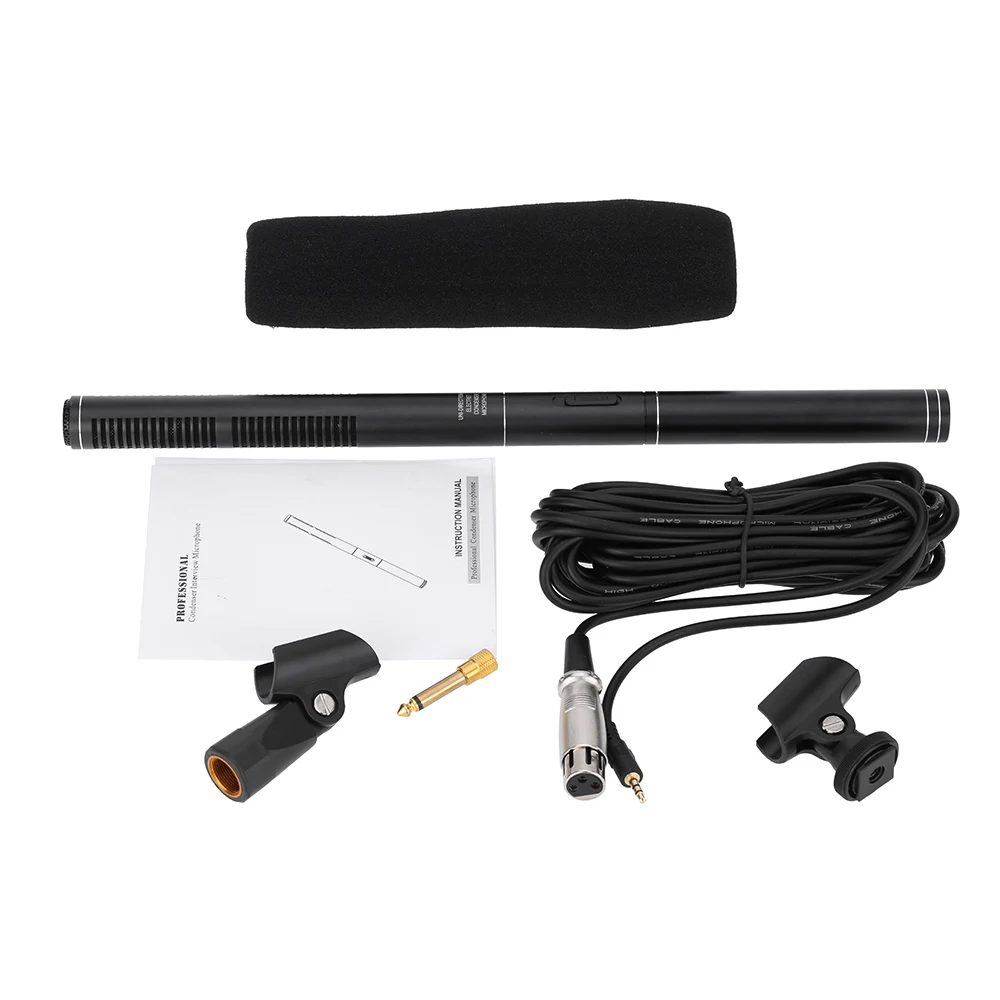 Professional Super Uni-Directional Condenser MIC Microphone for Interview | Спорт и развлечения