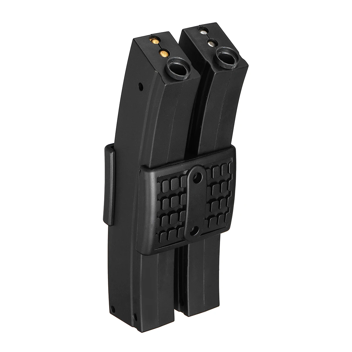 

For JinMing MP5 Gel Ball Bla ster 2pcs Magazine + 1pcs Double Magazine Holder Increase Capacity Toy Gu n Parts