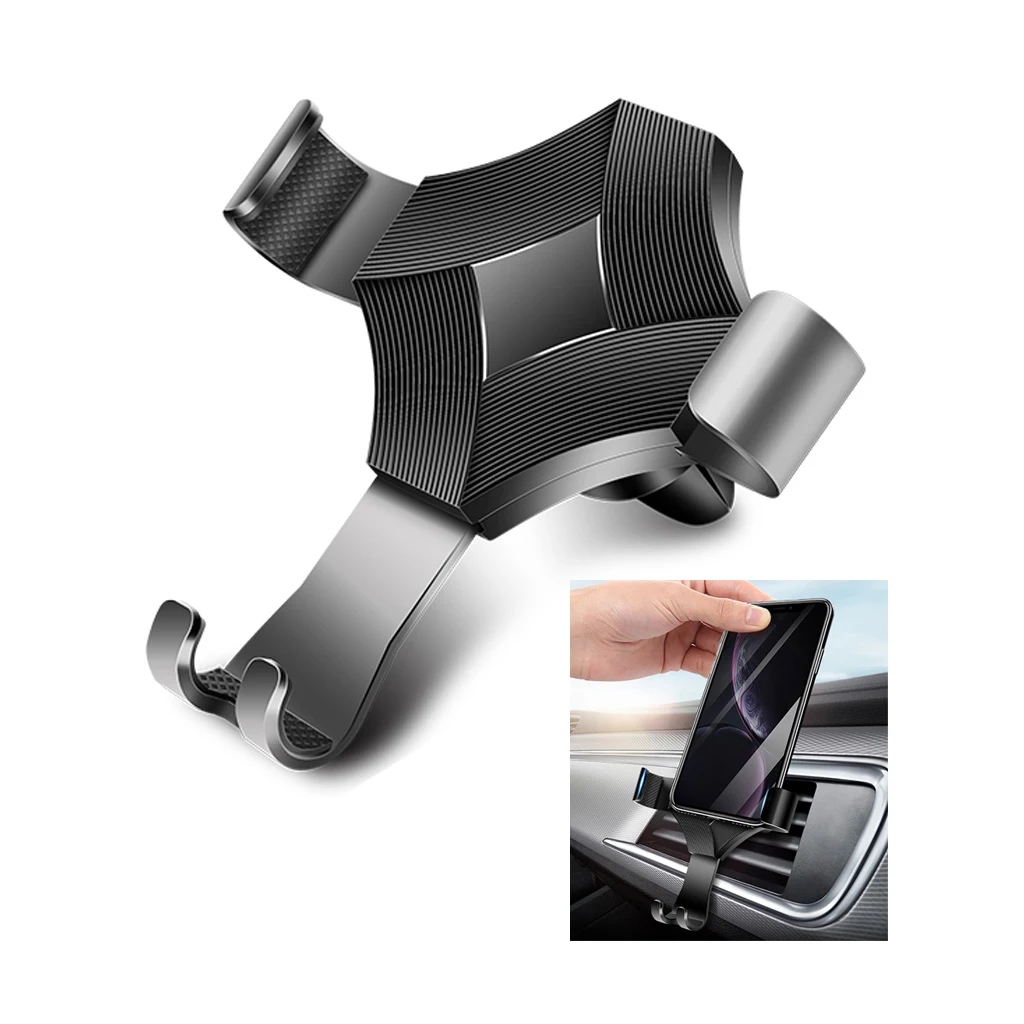 

Universal Gravity Mobile Phone Holder Car Mount Cell Phone Stand In Car Air Vent Clip No Magnetic Cell Phone Cradle