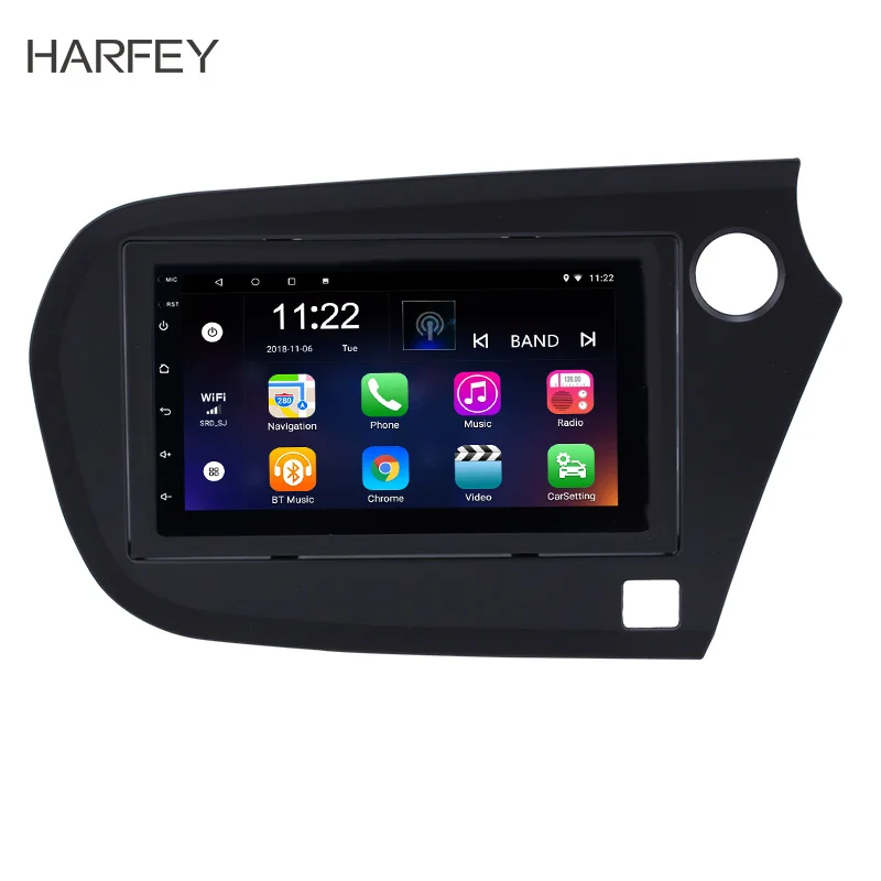 

Harfey for 2009-2016 Honda Insight RHD 7"Android 8.1 car Multimedia player Radio GPS Navi HD Touchscreen Bluetooth FM Wifi SWC