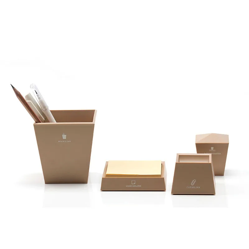 Multi Function Pen Holder Desktop Storage Box Case Plastic Sundries Box