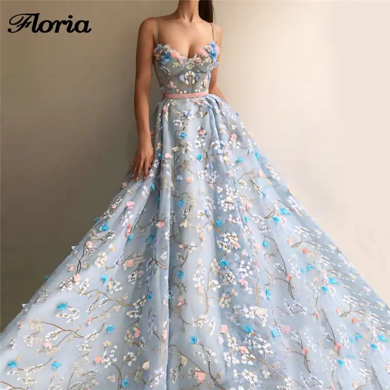 3d floral embroidered dress Clearance