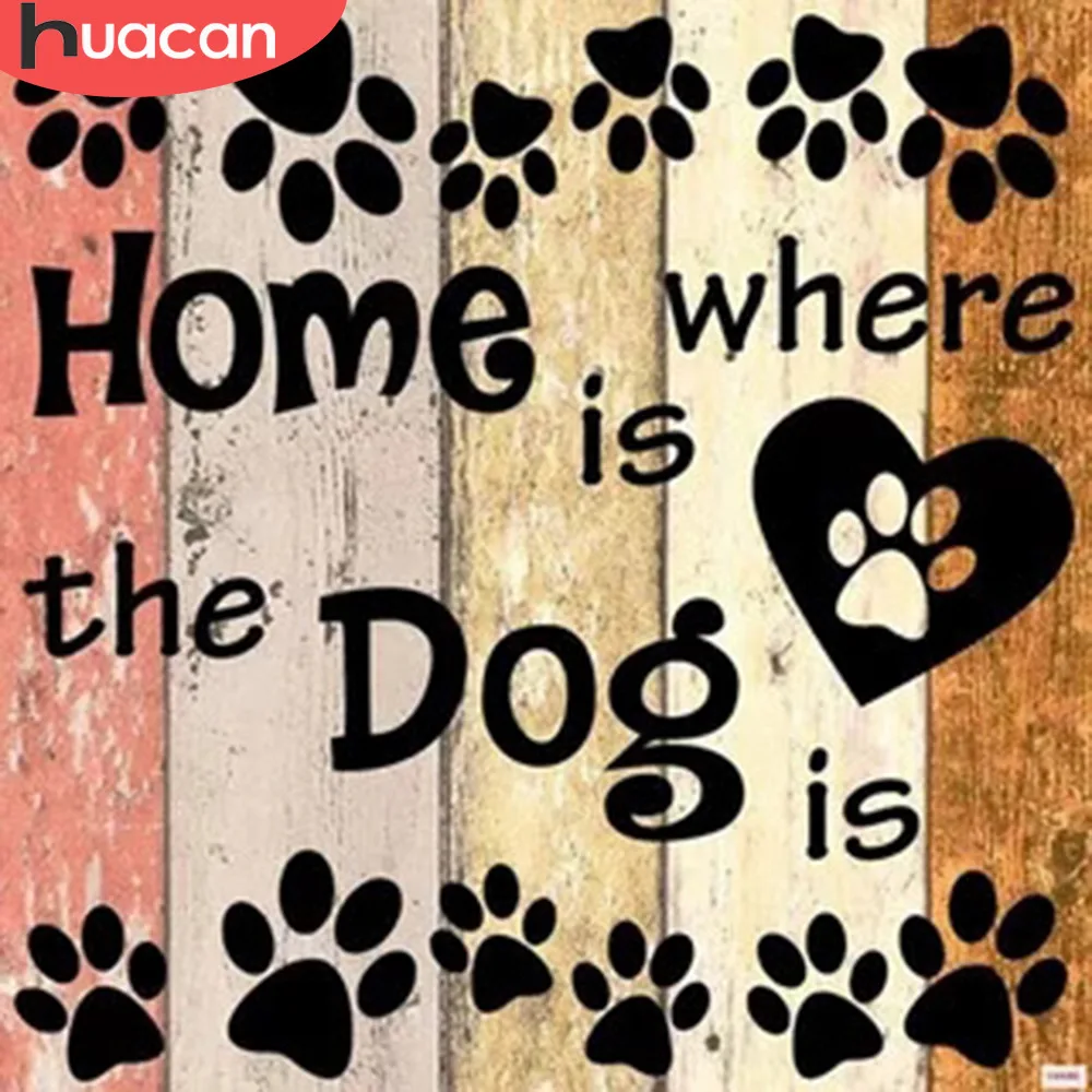 

HUACAN 5D Diamond Painting Cartoon Full Square Diamond Embroidery Sale Dog Diamond Mosaic Rhinestone Picture Decor Home Gift