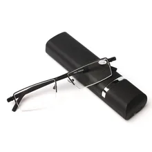 Новинка, маленькие квадратные мужские очки для чтения, модная лупа, мужские бизнес очки для пресбиопии, прозрачные линзы+ 1,0+ 1,5+ 2,0+ 2,5+ 3,0+ 3,5