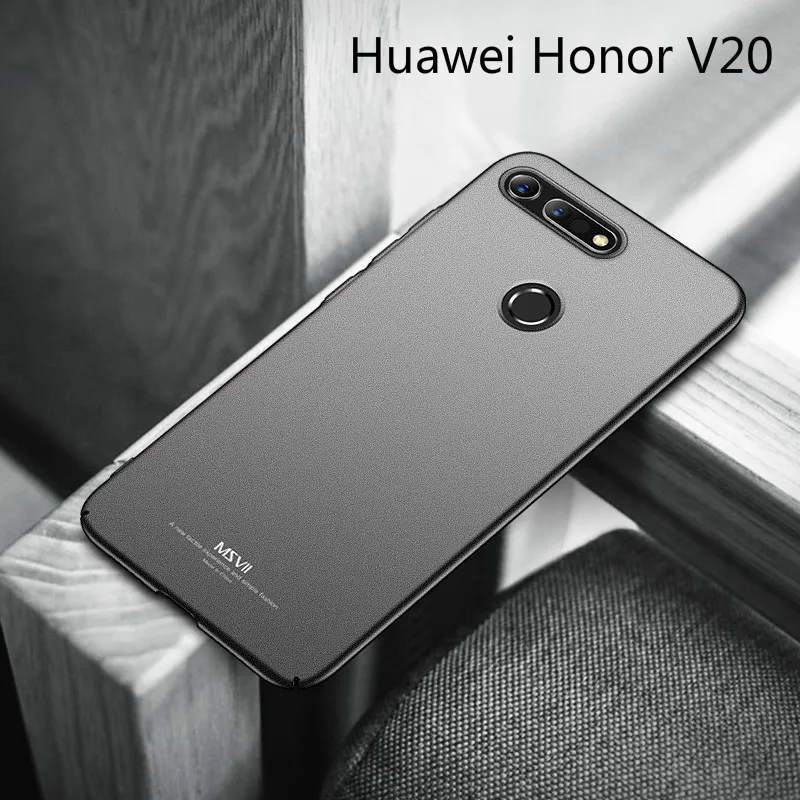 

Msvii Case For Huawei Honor V20 Case Matte Hard Back Cover For Honor View 20 Ultra-thin Anti-fingerprint Anti-knock View20 Cases